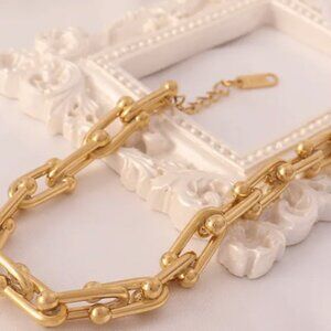 Bold & Luxe 14K Gold-Tone Adjustable Statement Necklace